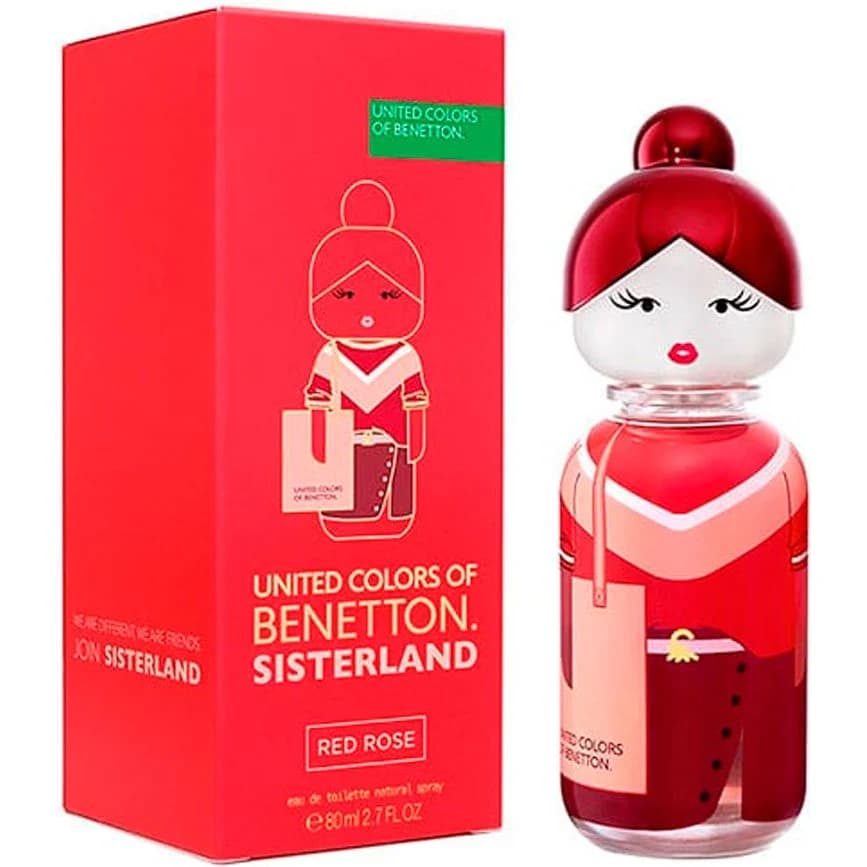 Eau de Toilette Benetton Sisterland Red Rose 80 ml