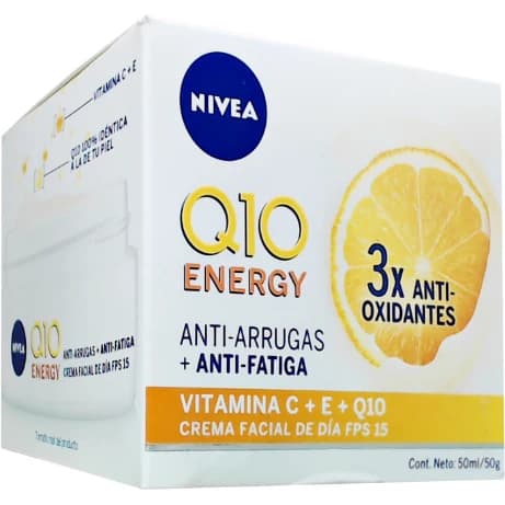 Crema Facial Nivea Q10 Energy Día 50 ml