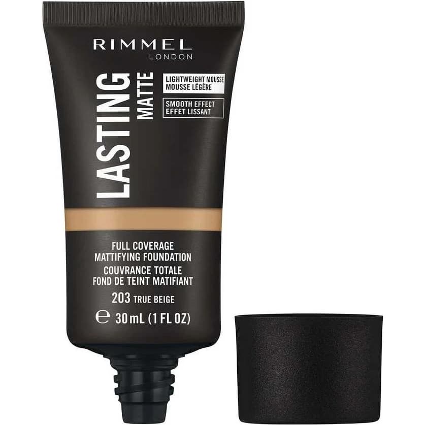 Base de Maquillaje Rimmel Lasting Matte Tono 203