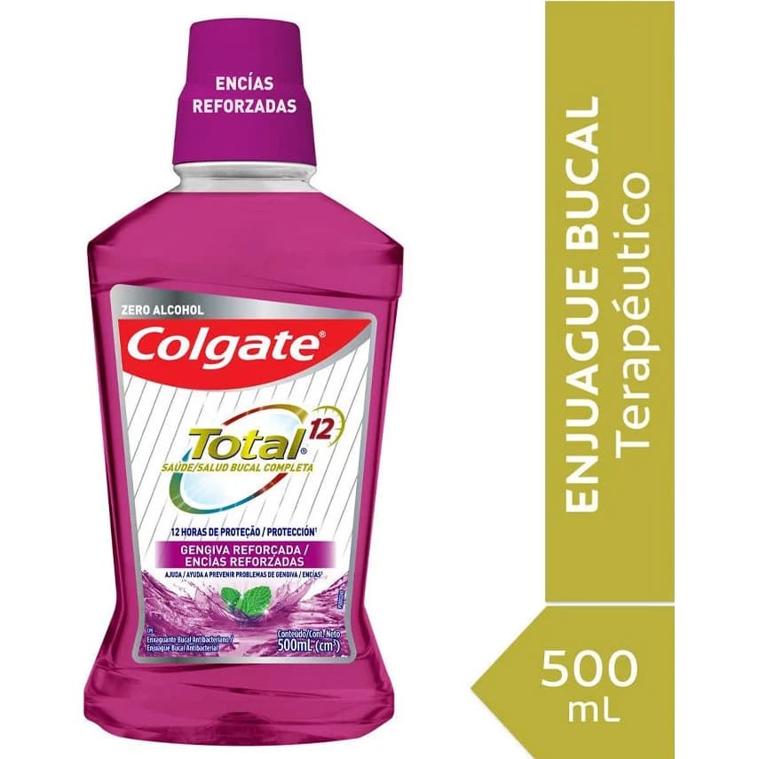Enjuague Bucal Colgate Total 12 Enjuague Bucal Edición Refrescante 500 ml