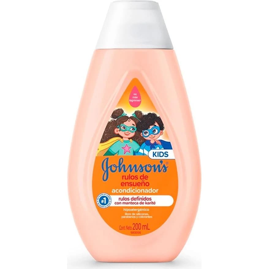 Acondicionador Johnson's Baby Rulos 200 ml