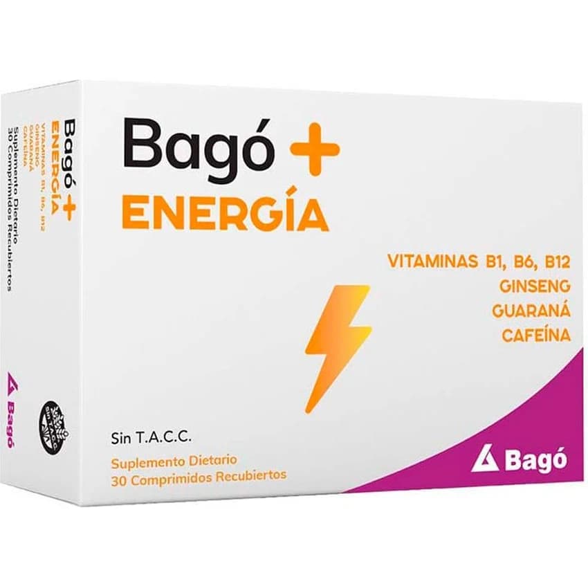 Bagó+ Energía Comprimidos x 30