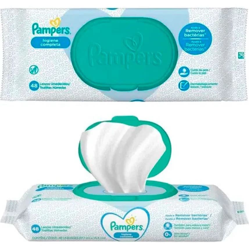 Toallitas Húmedas Pampers Higiene Completa x 48