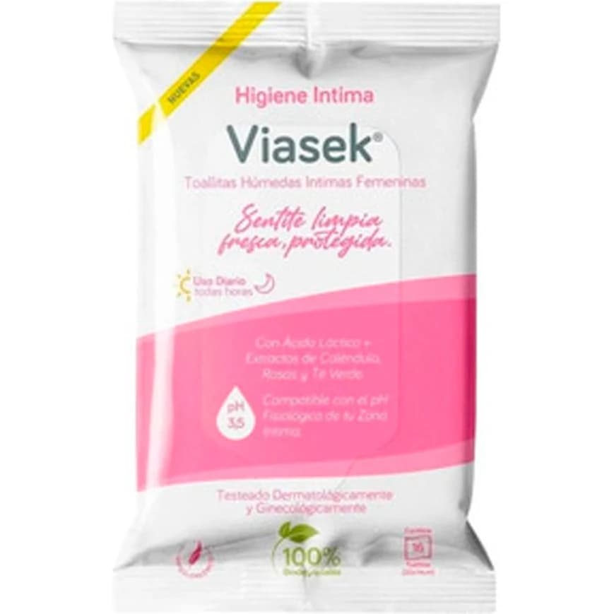 Toallitas Húmedas Viasek x 16 Unidades
