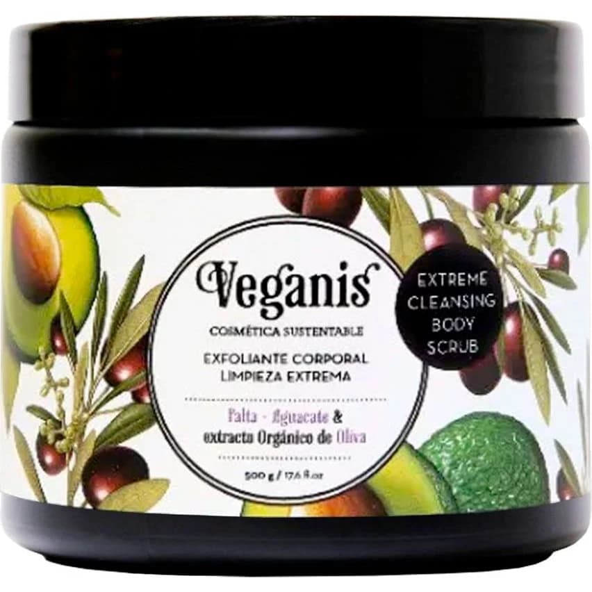 Exfoliante Corporal Veganis Palta y Oliva 500 ml