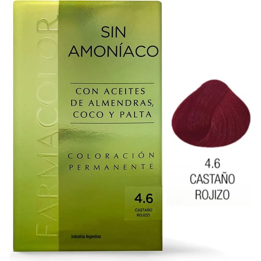 Tinte Capilar Sin Amoníaco Tono 4.6 Kit