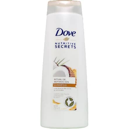 Shampoo Dove Ritual de Reparación Coco 200 ml