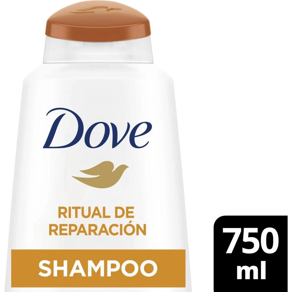 Shampoo Dove Ritual de Reparación Coco 750 ml