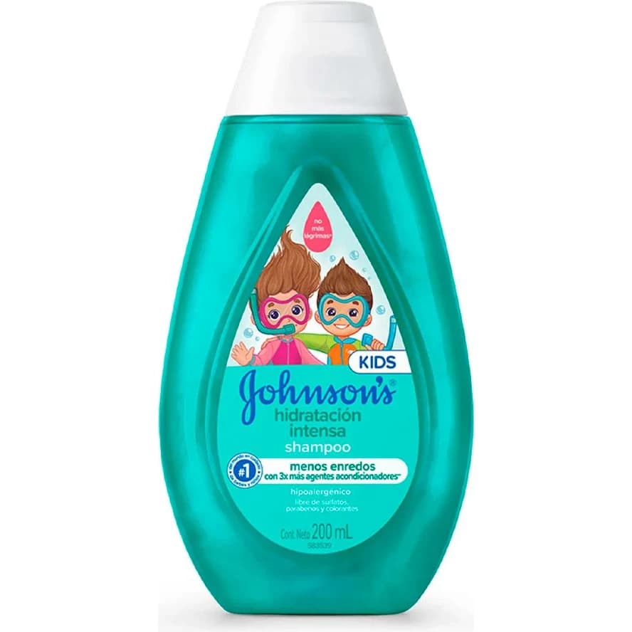 Shampoo Johnson's Baby Hidratación Intensa 200 ml