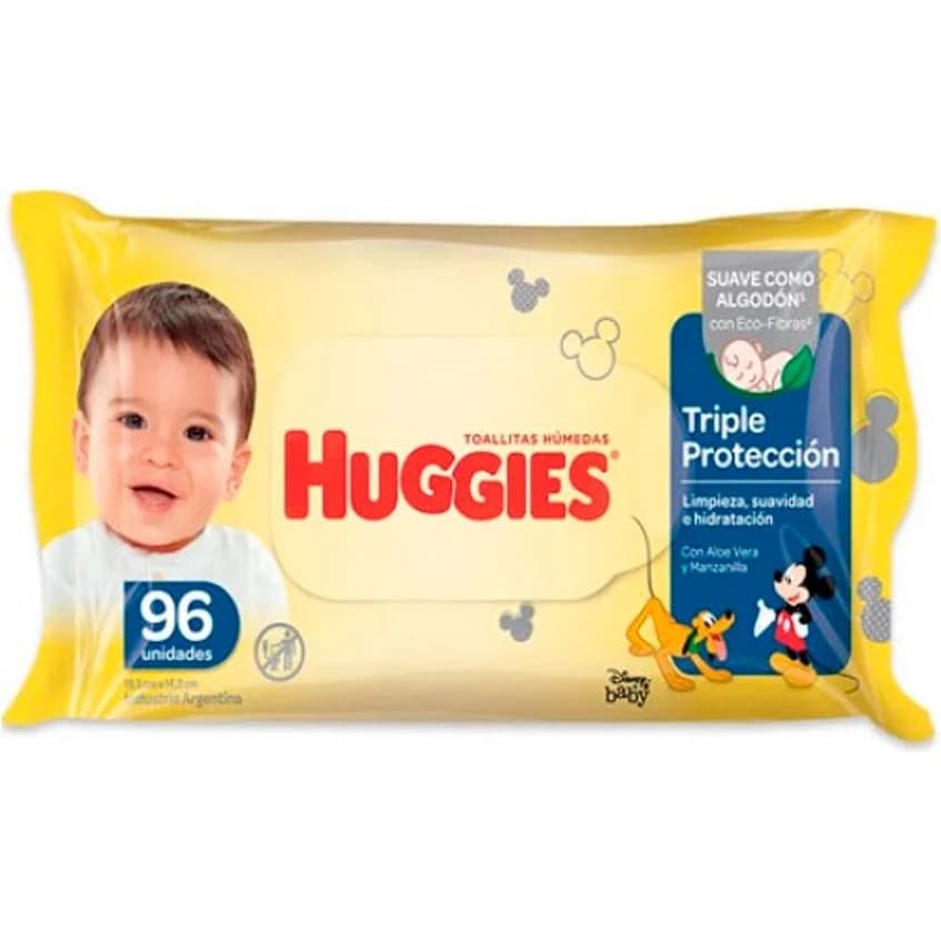 Toallitas Húmedas Huggies Triple Protección x 96