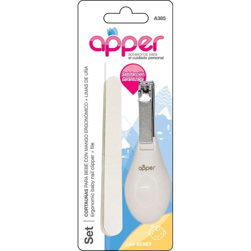 Set Cortauñas para Bebé con Agarre Apper