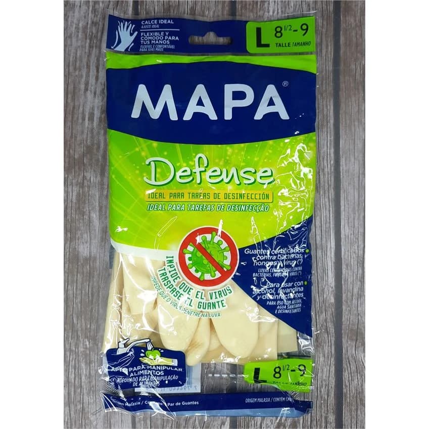 Guante Doméstico Mapa Defense Talle L