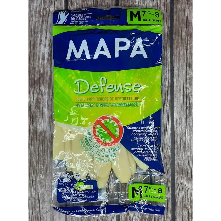 Guantes Domésticos Mapa Defense Talle M