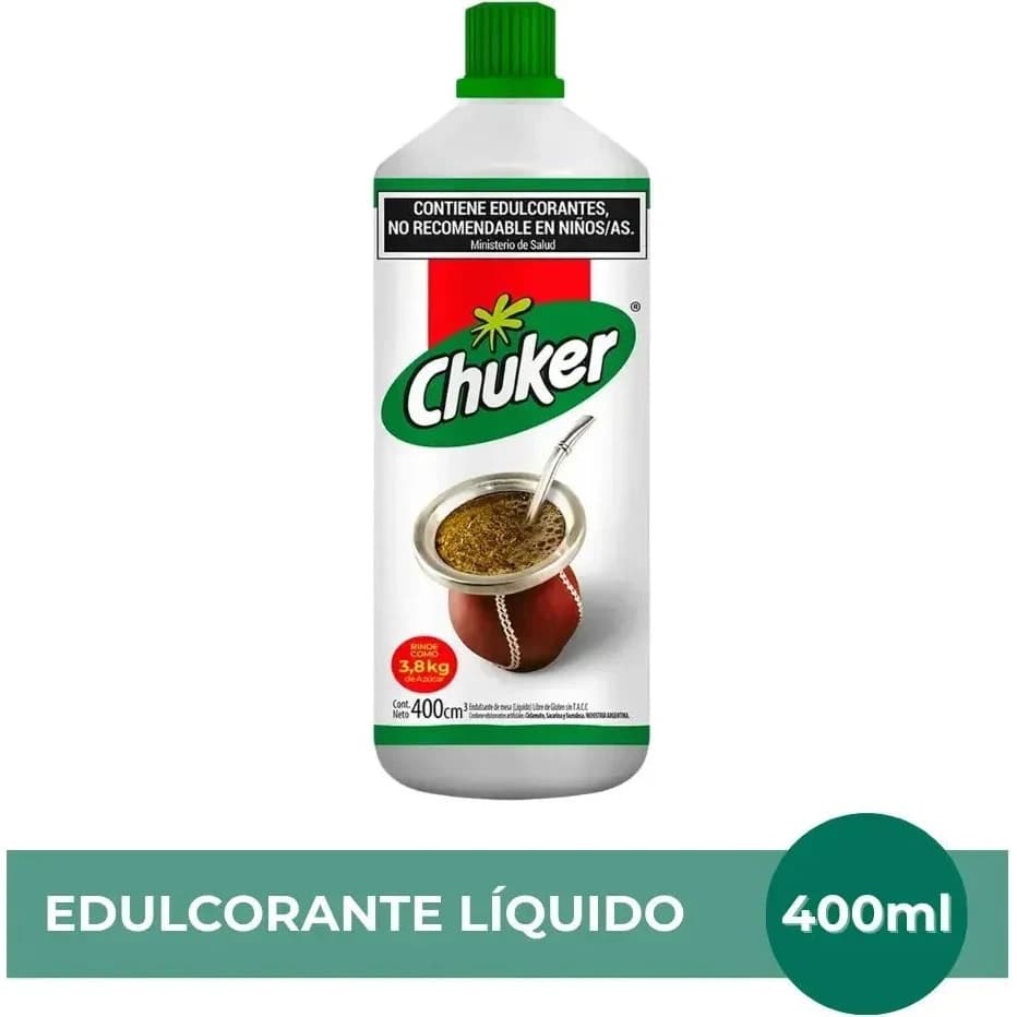 Edulcorante Líquido Chuker Clásico 400 ml