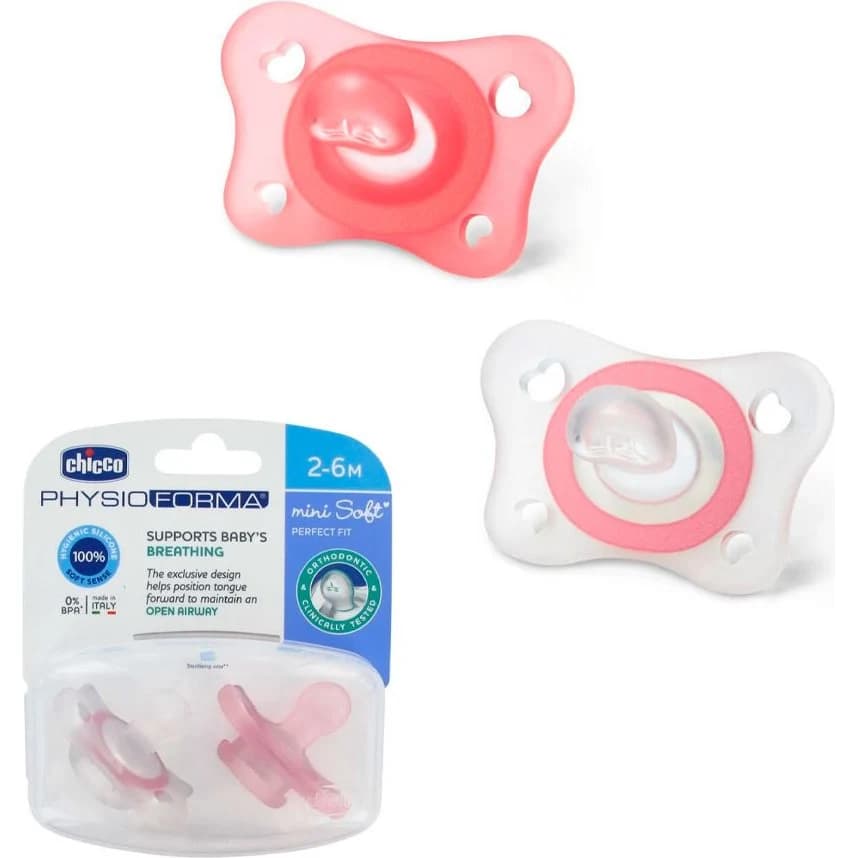 Chupete Chicco Mini Soft Nena x2