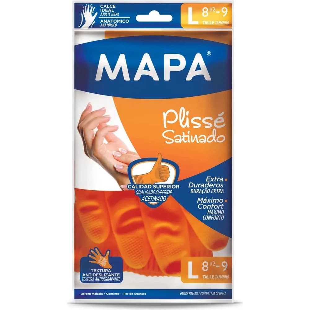 Guante de Trabajo Mapa Plisado Talle Grande