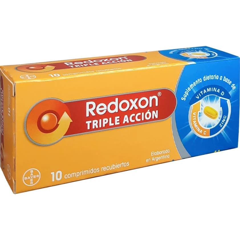Redoxon Triple Acción 1 g x 10 Comprimidos Recubiertos