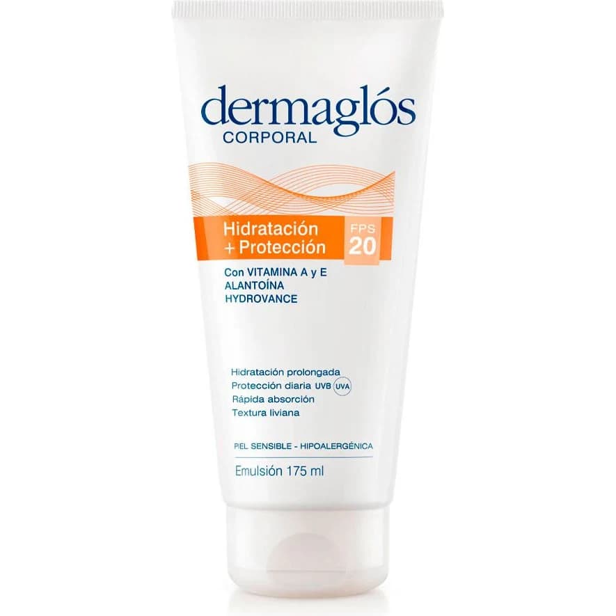 Crema Corporal Dermaglos Hidratante y Protectora 175 ml