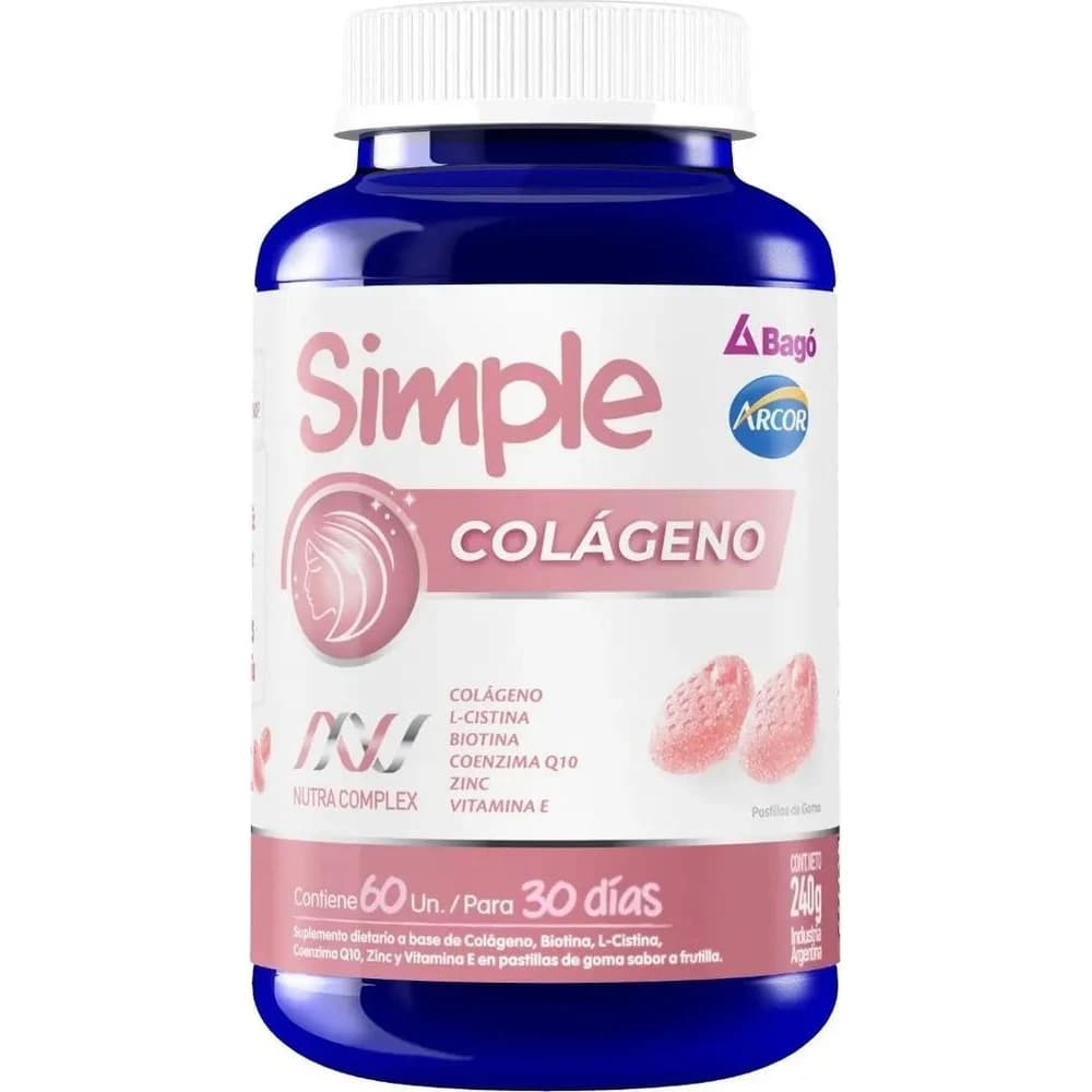 Simple Piel, Cabello y Uñas Bagó 60 Pastillas
