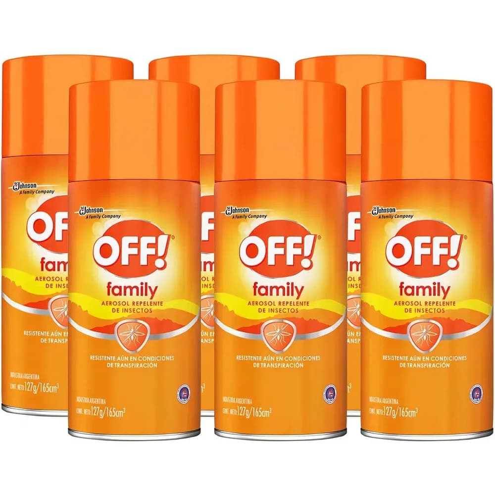 Repelente de Insectos en Aerosol OFF Family Pack Bonus