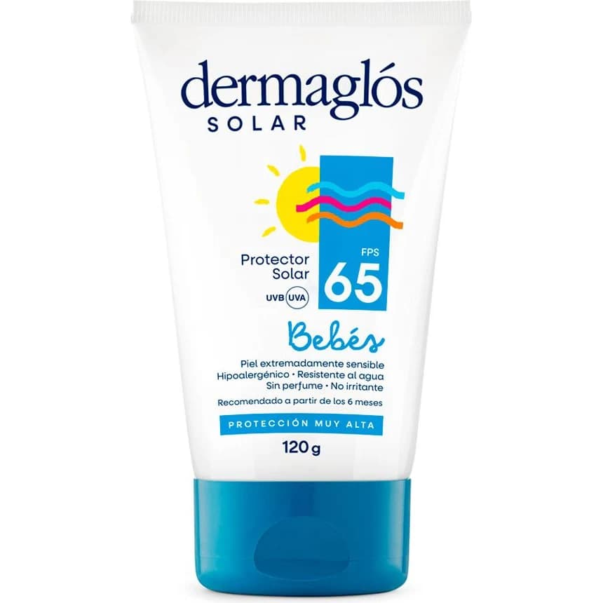Protector Solar Dermaglós Bebé FPS 65 120 g