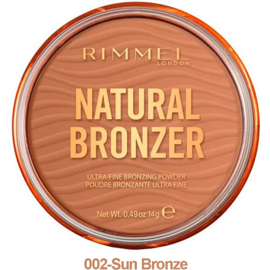 Maquillaje en Polvo Bronceador Rimmel Natural Bronzer Tono 002