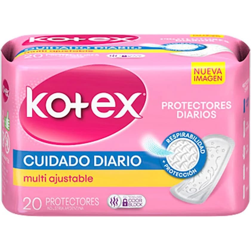 Protector Diario Kotex Multiestilo Largo x 20