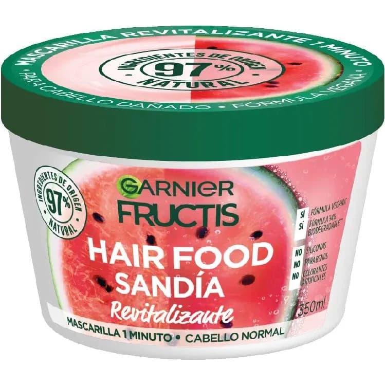 Acondicionador Garnier Fructis Treat Hair Food Sándalo 350 ml