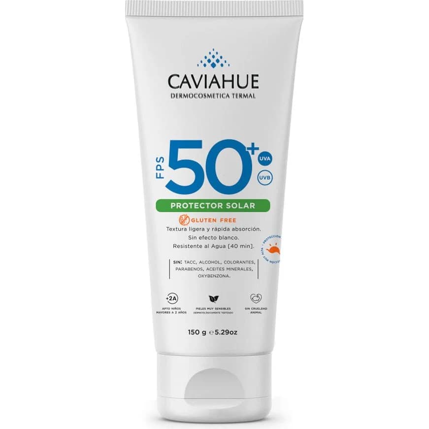 Protector Solar Caviahue FPS 50+ Gluten Free 150 g