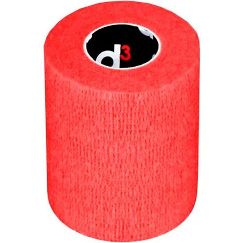 Venda Cohesiva D3Tape Roja 7,5 cm x 5 m