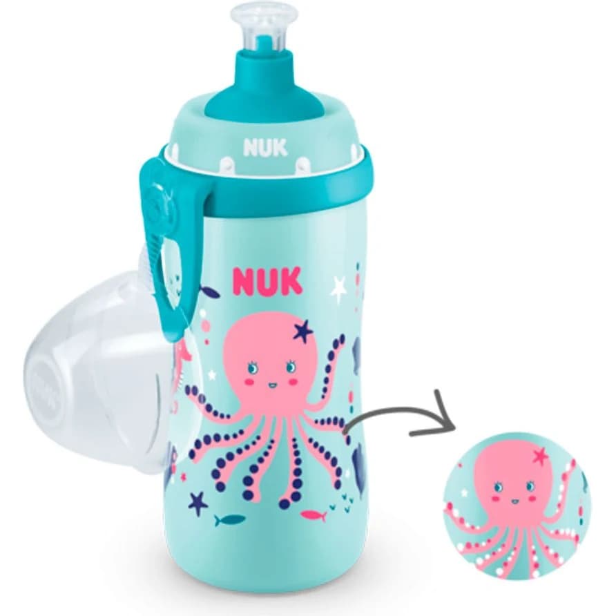 Vaso Junior Cup Deportivo Pulpo NUK 300 ml