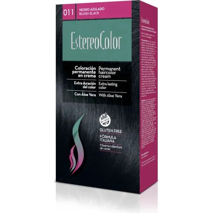 Estereocolor Kit Tintura Capilar 011.00 Negro Azulado