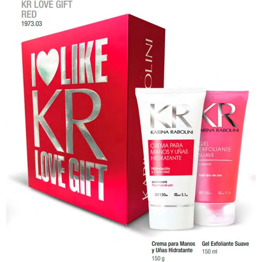 Gift Love Red Gel Exfoliante y Crema