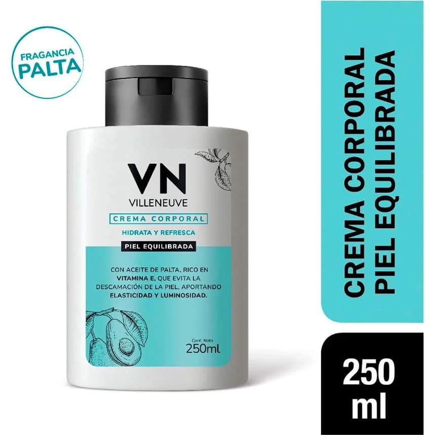 Crema Corporal Villeneuve Equilibrio 250 ml