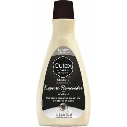 Quitaesmalte Cutex Experto Removedor 100 ml