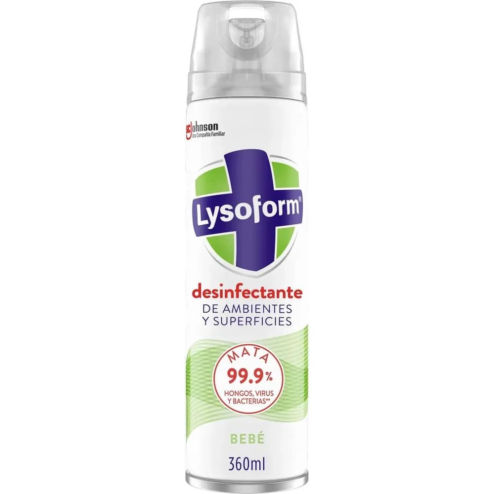 Desodorante de Ambiente Lysoform Bebé Aerosol 360 ml