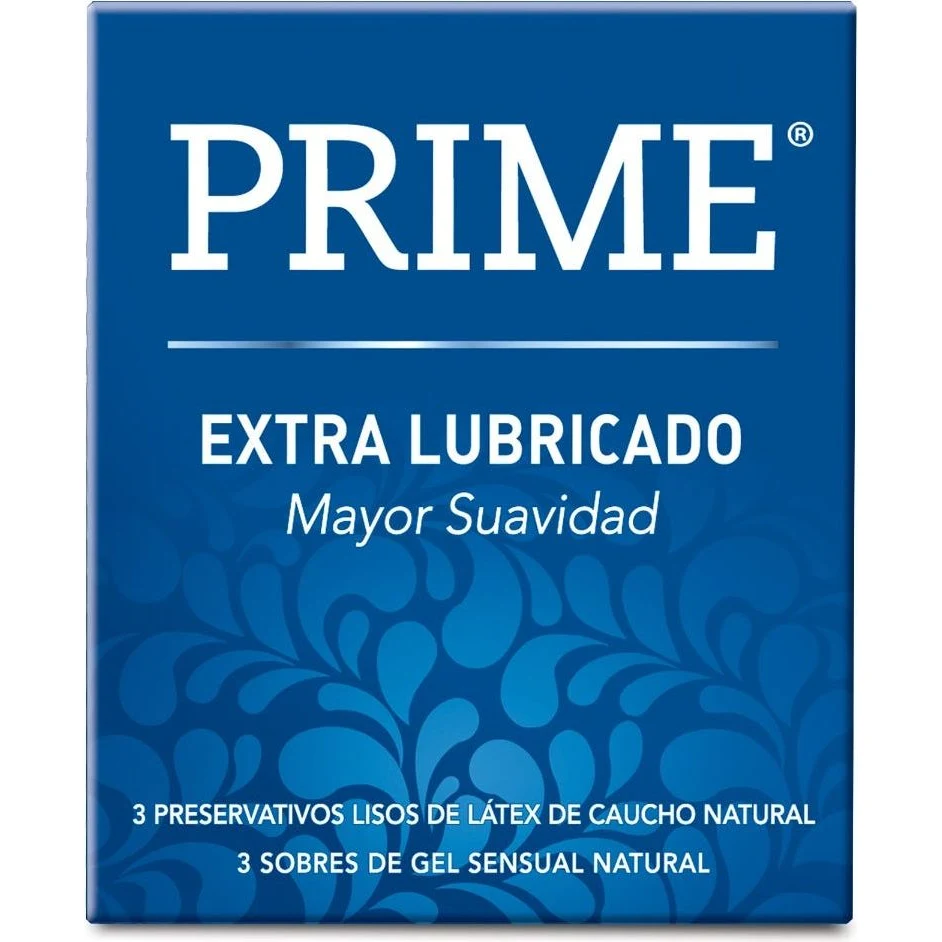 Preservativos Prime Extra Lubricados x3 - Caja x24