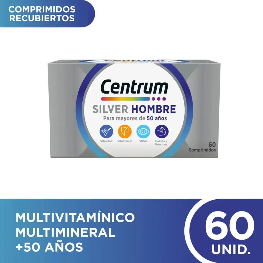 Centrum Silver Hombre 60 Comprimidos