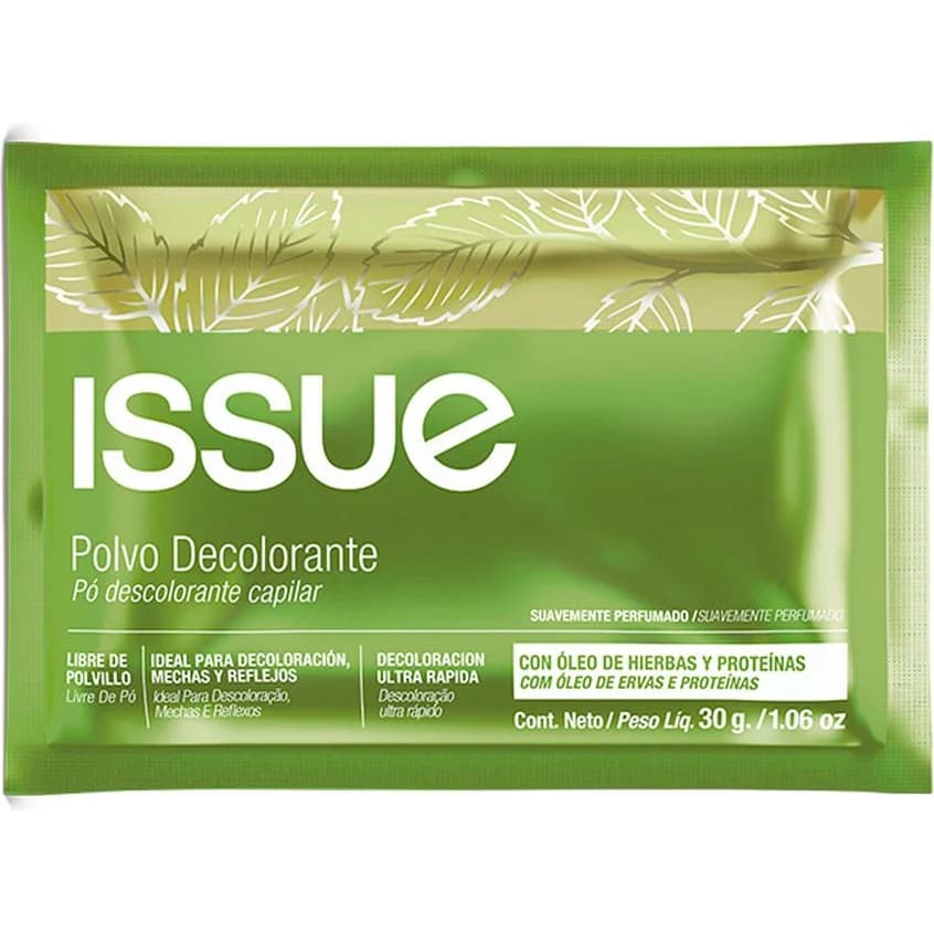 Polvo Decolorante Issue Aclarante Cuidado 30 g