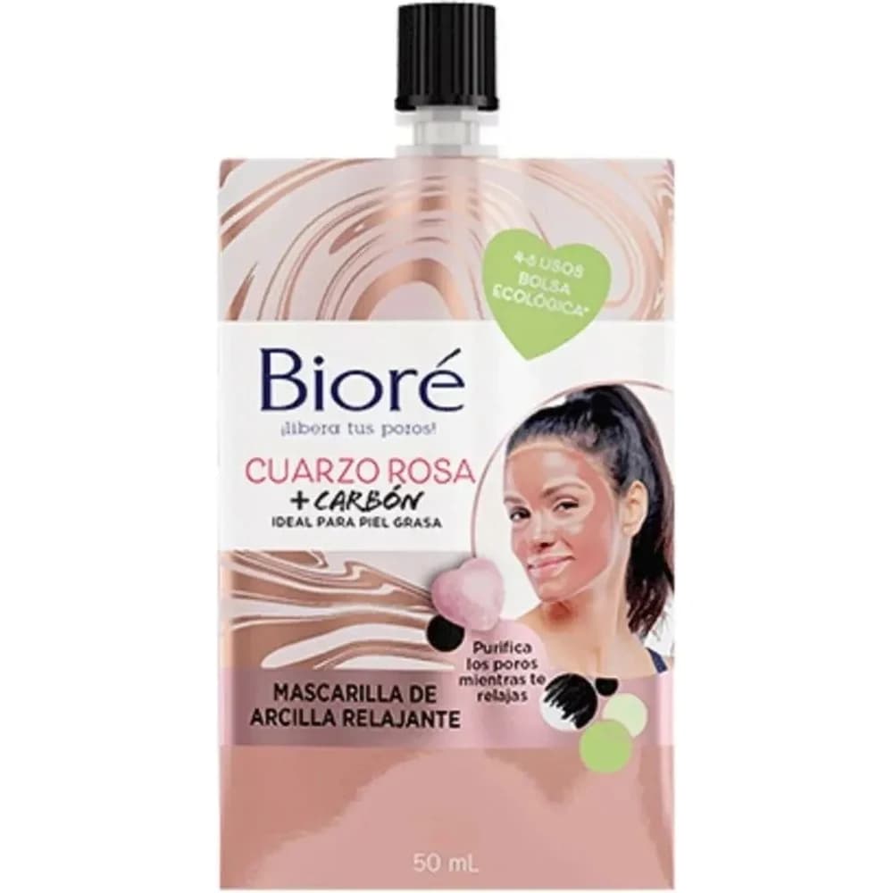 Limpiador Facial Bioré Cuarzo Rosa 50 ml