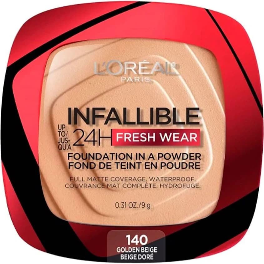 Polvo Compacto L'Oréal Paris Infaillible Fresh Tono 140