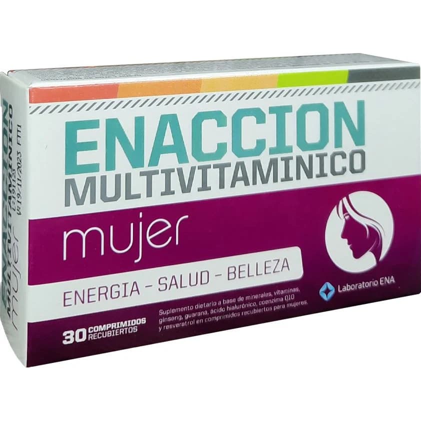 Multivitamínico para Mujer Enacción 30 comprimidos