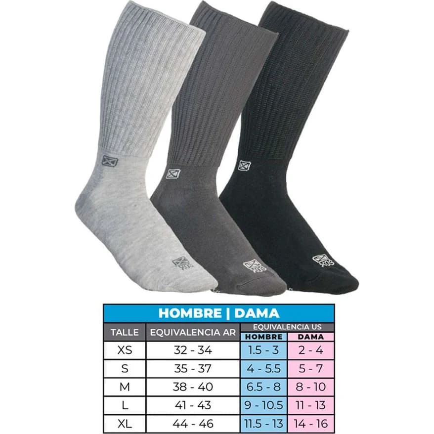 Media Deportiva Sox Puño Simple Talle L