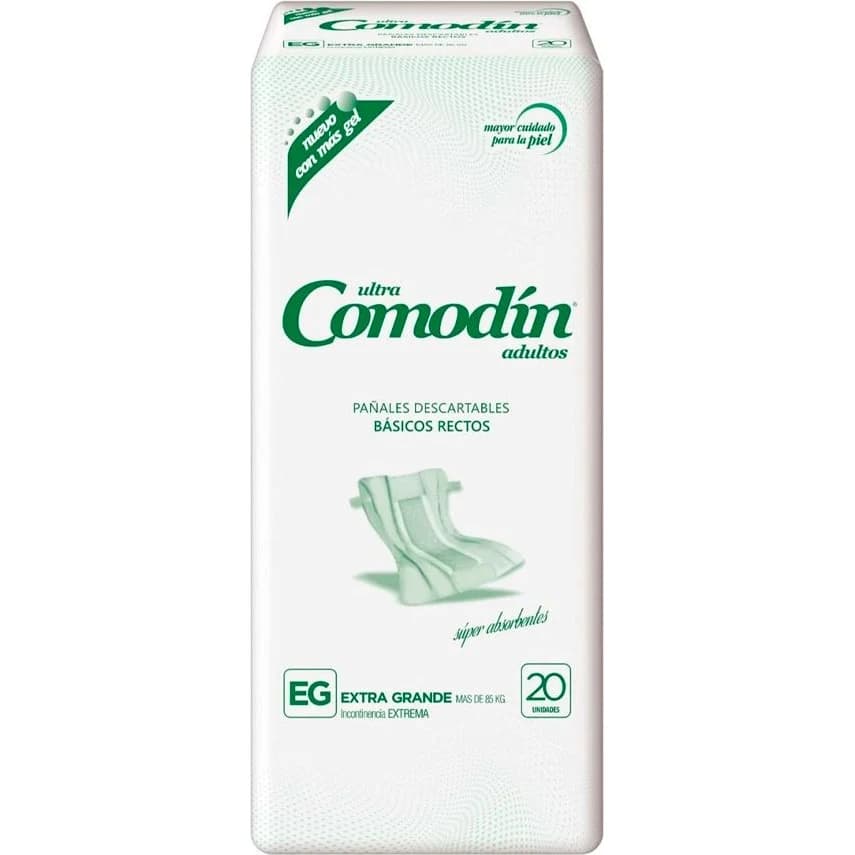 Pañal Comodín Adulto Básico Extra Grande Pack 20