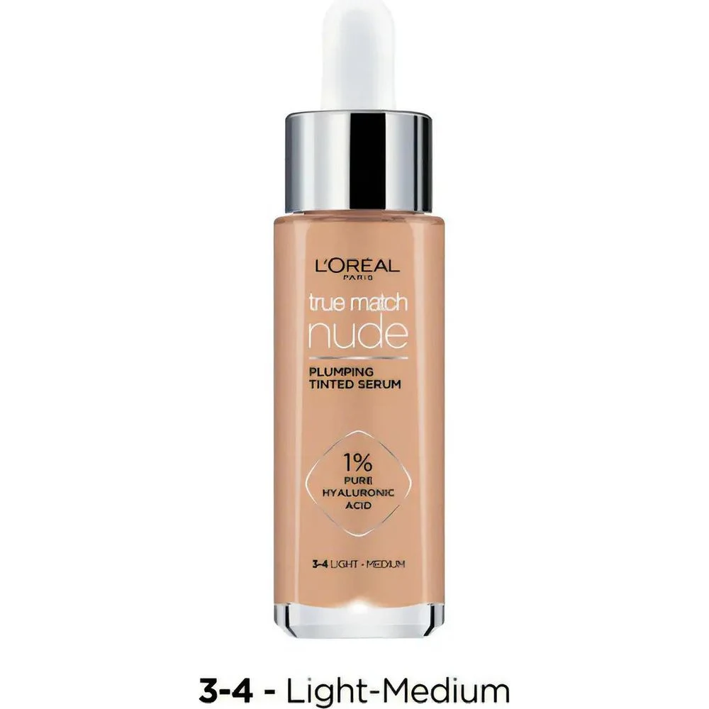 Base de Maquillaje L'Oréal True Match Serum Tono 3-4