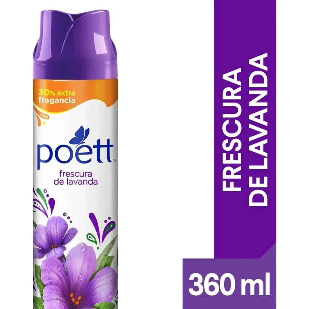 Desodorante de Ambiente Poett Frescura Lavanda 360 ml
