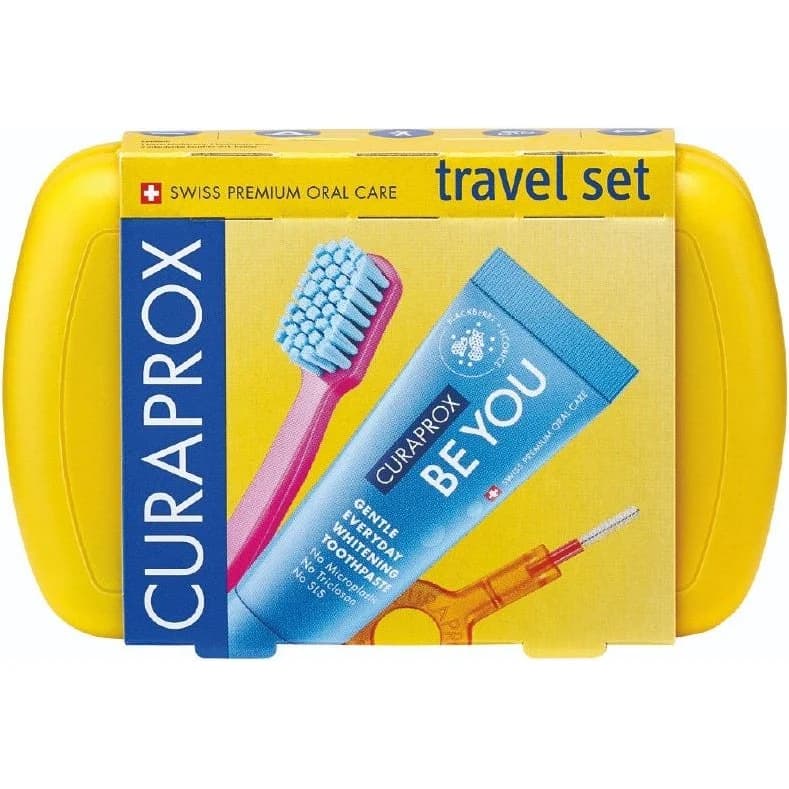 Set de Viaje Curaprox Travel Set Yellow