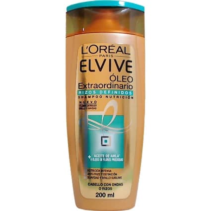 Shampoo L'Oréal Elvive Óleo Extraordinario Rizos 200 ml