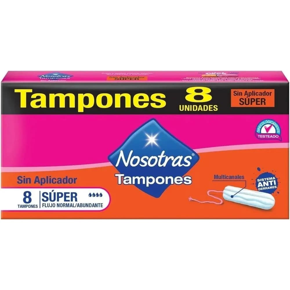 Tampones Nosotras Super Digitales x 8 unidades