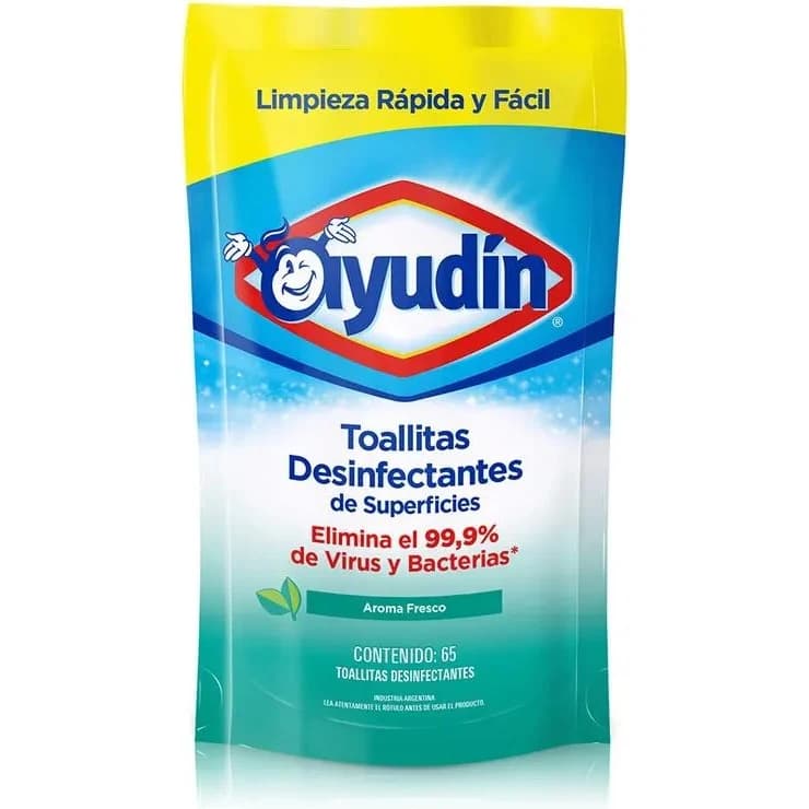 Toallitas Húmedas Desinfectantes Ayudín Frescor